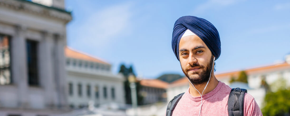 guy wearing a turban