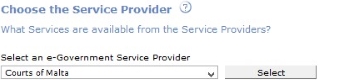 Choose the Service