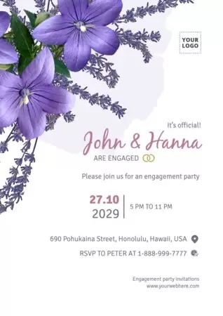 Edit an engagement invite template