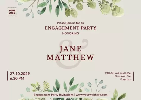 Edit an engagement invite template