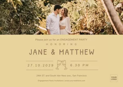 Edit an engagement invite template