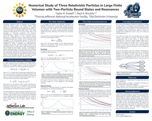 Study of Three Relativistic Particles