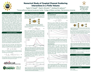 Coupled Channel Scattering Interactions