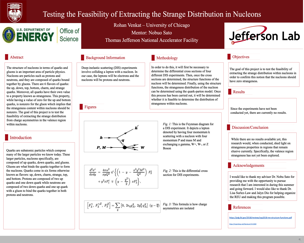 Extracting the Strange Distribution