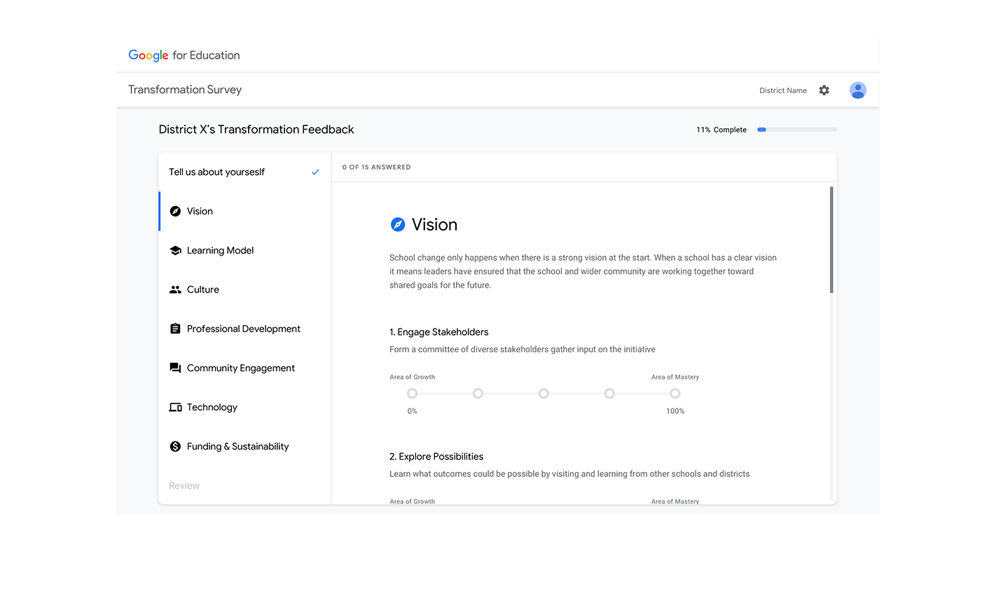 Feature Transformation Survey demo