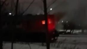 ​Fire at the Tram Depot in St. Petersburg Eliminates Vital 3M62U Locomotive (Video)