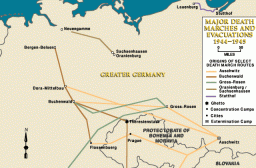 Major death marches and evacuations, 1944-1945 [LCID: gge72100]