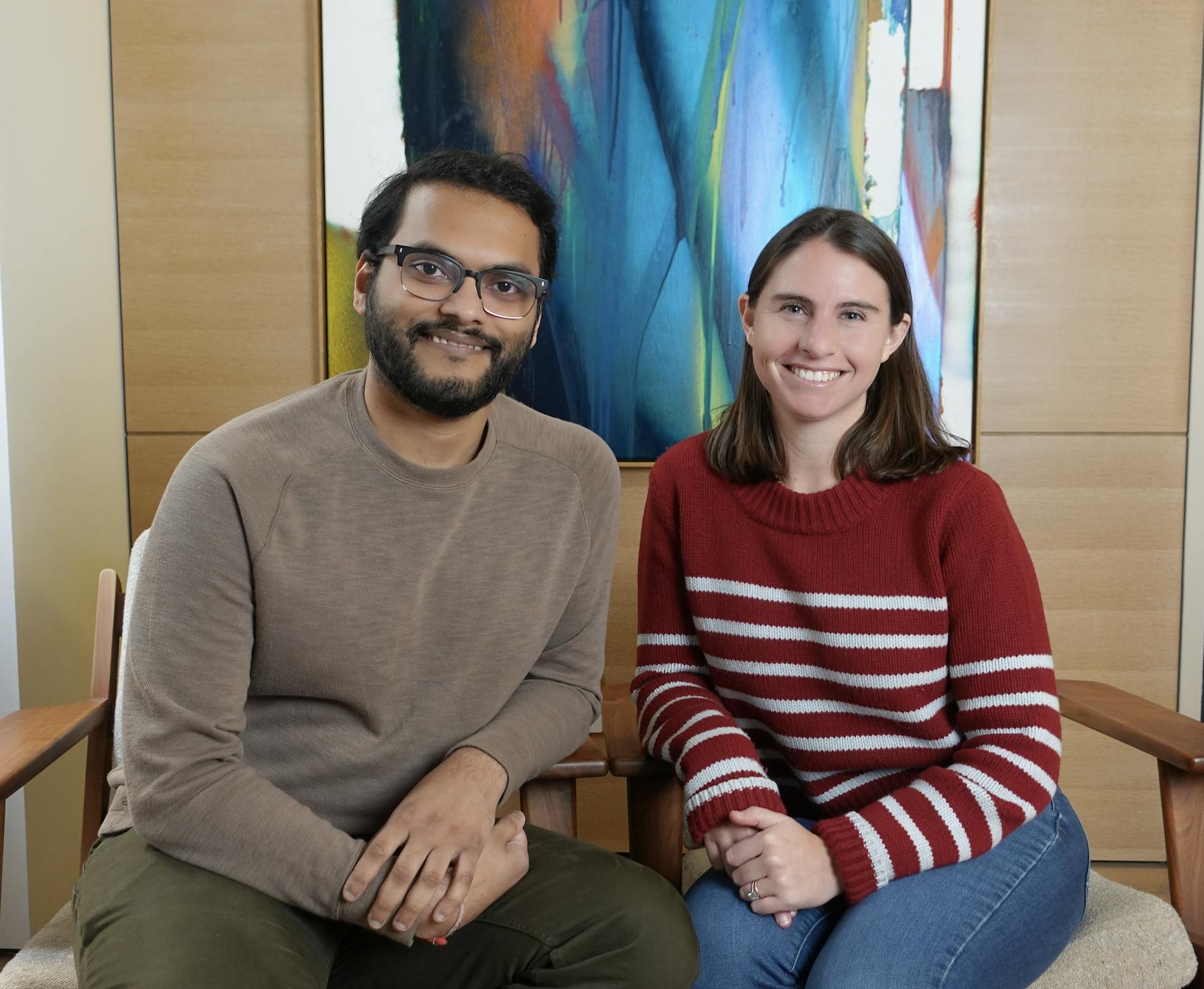 Leigh Sevin and Jinesh Shah, Co-founders of Endear