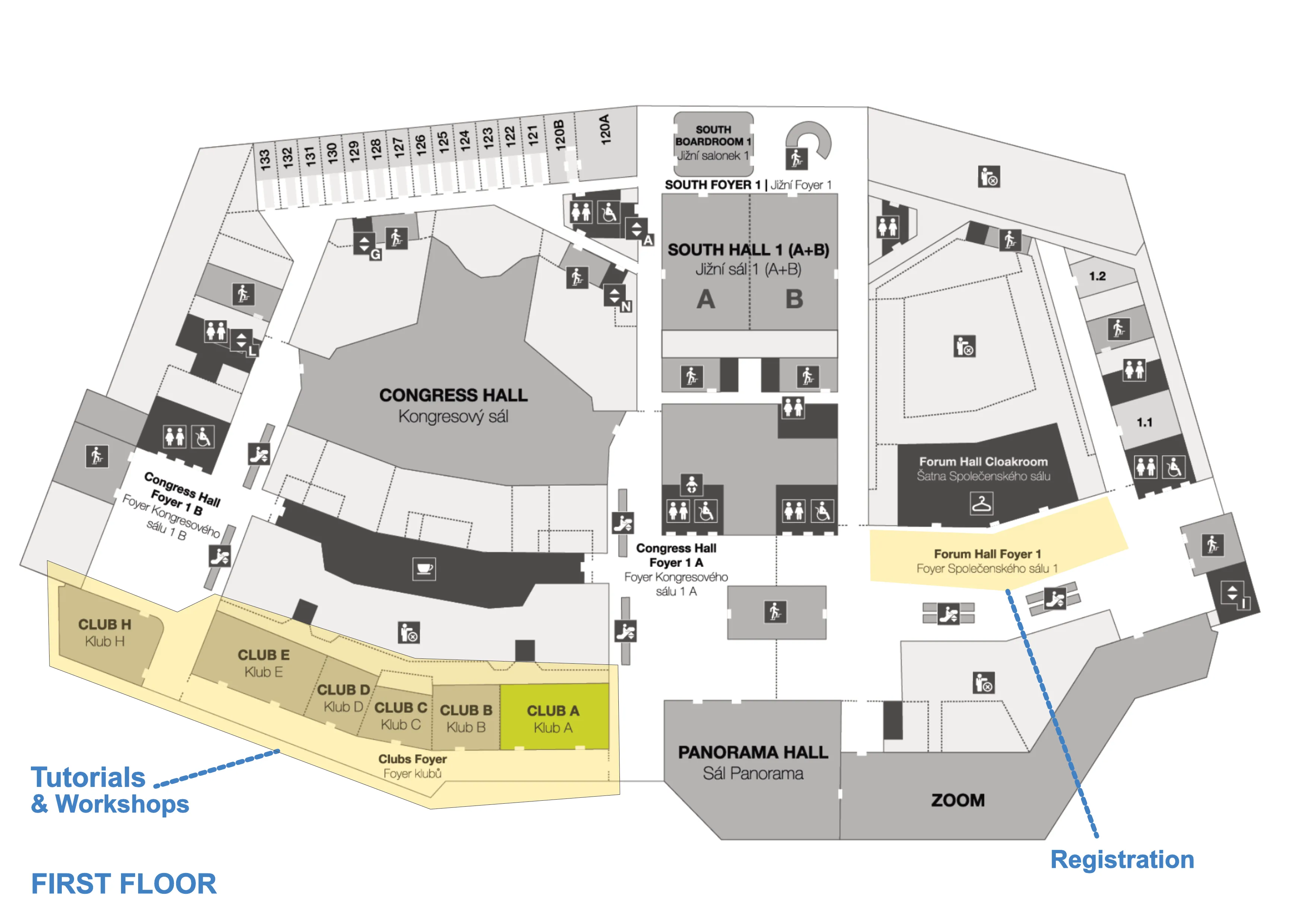 PCC first floor plan