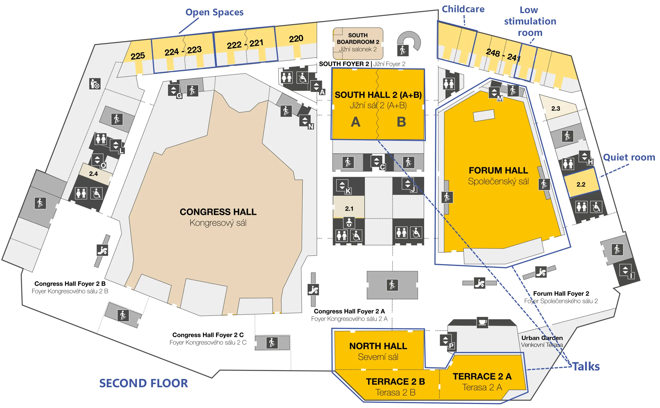 PCC second floor plan