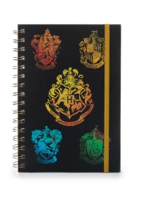 Harry Potter Kolorowy herb Hogwartu - notes A5