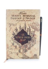 Harry Potter Mapa Huncwotów - notes A5 z długopisem