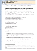 Cover page: Placental Transfer of Anti–Tumor Necrosis Factor Agents in Pregnant Patients With Inflammatory Bowel Disease