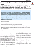 Cover page: Species-Specific Viromes in the Ancestral Holobiont Hydra
