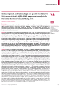 Cover page: Global, regional, and national age-sex specific mortality for 264 causes of death, 1980–2016: a systematic analysis for the Global Burden of Disease Study 2016