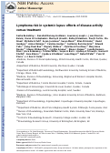 Cover page: Lymphoma risk in systemic lupus: effects of disease activity versus treatment.