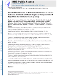 Cover page: Impact of Two Measures of Micrometastatic Disease on Clinical Outcomes in Patients with Newly Diagnosed Ewing Sarcoma: A Report from the Children's Oncology Group