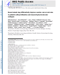 Cover page: Bevacizumab May Differentially Improve Ovarian Cancer Outcome in Patients with Proliferative and Mesenchymal Molecular Subtypes