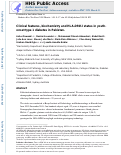 Cover page: Clinical features, biochemistry and HLA-DRB1 status in youth-onset type 1 diabetes in Pakistan