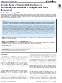 Cover page: Genetic Basis of Haloperidol Resistance in Saccharomyces cerevisiae Is Complex and Dose Dependent