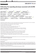 Cover page: Delineating the expanding phenotype associated with SCAPER gene mutation