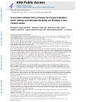 Cover page: Association between Policy Changes for Oxygen Saturation Alarm Settings and Neonatal Morbidity and Mortality in Infants Born Very Preterm