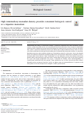 Cover page: High intermediary mutualist density provides consistent biological control in a tripartite mutualism