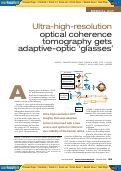 Cover page: Ultra-high-resolution optical coherence tomography gets adaptive-optic 'glasses'