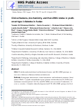 Cover page: Clinical features, biochemistry, and HLA‐DRB1 status in youth‐onset type 1 diabetes in Sudan