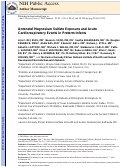 Cover page: Antenatal magnesium sulfate exposure and acute cardiorespiratory events in preterm infants.