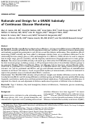 Cover page: Rationale and Design for a GRADE Substudy of Continuous Glucose Monitoring