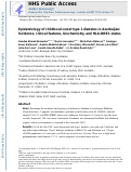 Cover page: Epidemiology of childhood-onset type 1 diabetes in Azerbaijan: Incidence, clinical features, biochemistry, and HLA-DRB1 status