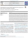 Cover page: Understanding slow-moving landslide triggering processes using low-cost passive seismic and inclinometer monitoring