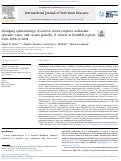 Cover page: Changing epidemiology of Listeria monocytogenes outbreaks, sporadic cases, and recalls globally: A review of ProMED reports from 1996 to 2018.