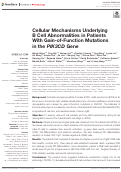 Cover page: Cellular Mechanisms Underlying B Cell Abnormalities in Patients With Gain-of-Function Mutations in the PIK3CD Gene