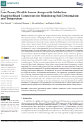 Cover page: Low-Power, Flexible Sensor Arrays with Solderless Board-to-Board Connectors for Monitoring Soil Deformation and Temperature