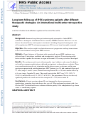 Cover page: Long-term follow-up of IPEX syndrome patients after different therapeutic strategies: An international multicenter retrospective study.