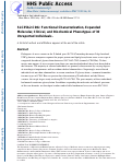 Cover page: SLC35A2‐CDG: Functional characterization, expanded molecular, clinical, and biochemical phenotypes of 30 unreported Individuals