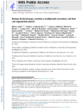 Cover page: Human distal airways contain a multipotent secretory cell that can regenerate alveoli