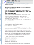 Cover page: Characteristics of Older Patients With Immunotolerant Chronic Hepatitis B Virus Infection