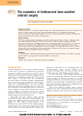 Cover page: The economics of femtosecond laser-assisted cataract surgery