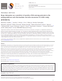 Cover page: Sleep disruption as a predictor of quality of life among patients in the subpopulations and intermediate outcome measures in COPD study (SPIROMICS).