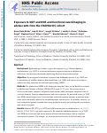 Cover page: Exposure to DDT and DDE and functional neuroimaging in adolescents from the CHAMACOS cohort