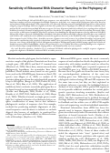 Cover page: Sensitivity of Ribosomal RNA Character Sampling in the Phylogeny of Rhabditida.