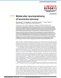 Cover page: Molecular neuroanatomy of anorexia nervosa