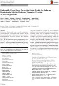 Cover page: Budesonide Foam Has a Favorable Safety Profile for Inducing Remission in Mild-to-Moderate Ulcerative Proctitis or Proctosigmoiditis