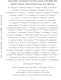 Cover page: Dark matter constraints from observations of 25 Milky Way satellite galaxies with the Fermi Large Area Telescope