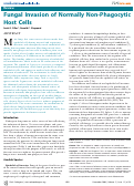 Cover page: Fungal Invasion of Normally Non-Phagocytic Host Cells