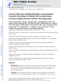 Cover page: Tumoral TP53 and/or CDKN2A alterations are not reliable prognostic biomarkers in patients with localized Ewing sarcoma: A report from the Children's Oncology Group