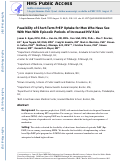 Cover page: Feasibility of Short-Term PrEP Uptake for Men Who Have Sex With Men With Episodic Periods of Increased HIV Risk.